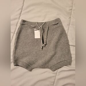 NWT Mebie Baby Knit Shorts 18 Months Gray